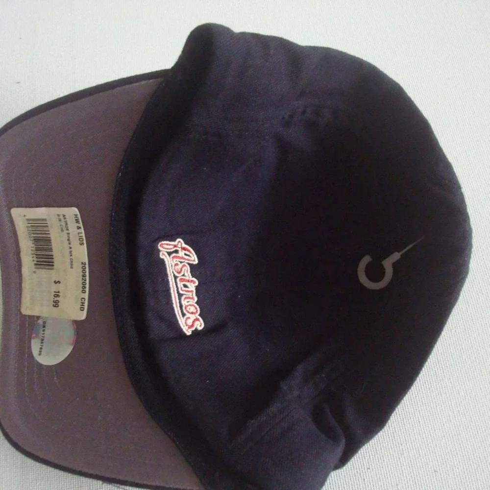 HOUSTON ASTROS YOUTH KIDS HAT CAP VINTAGE 00S Y2K M3‎